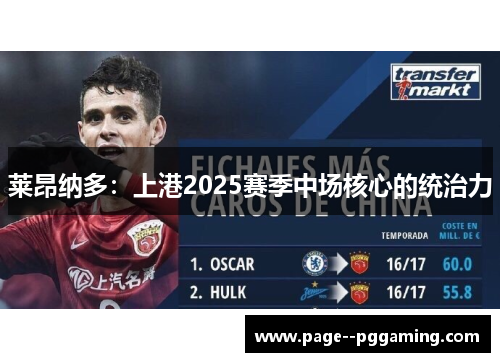 莱昂纳多:上港2025赛季中场核心的统治力 莱昂纳多:上港2025赛季中场核心的统治力